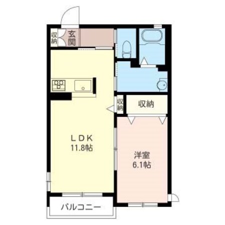 レフィナードの物件間取画像